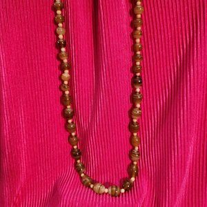 Vintage Agate Bead Necklace